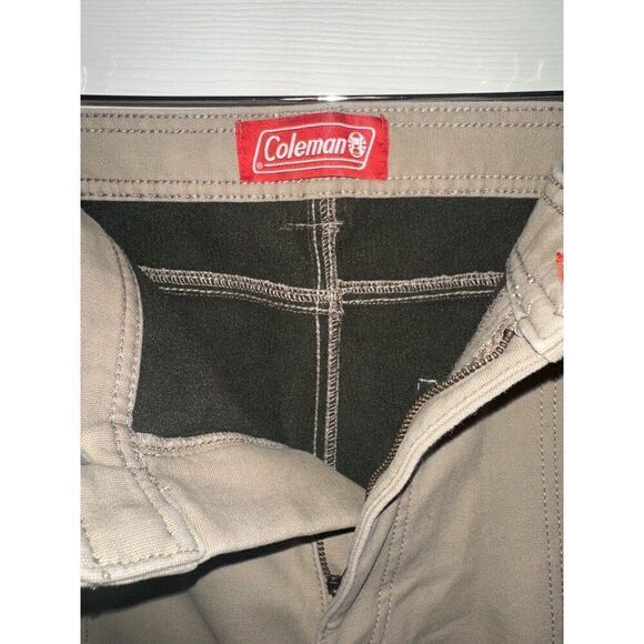 Coleman Bonded Fleece Lined Tear Resistant Comfort Stretch Utility Pants Size 38 - Picture 10 of 13